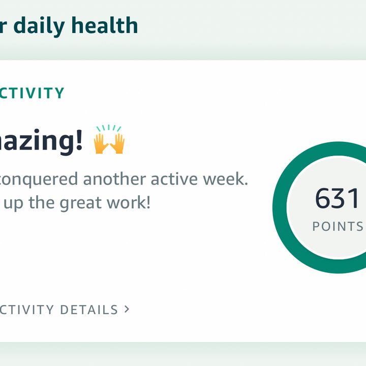 Halo View Weekly Goal