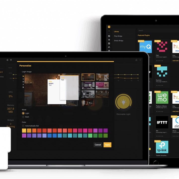 A group of Apple device showcasing HOOBS.