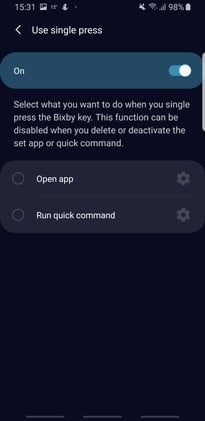 how to disable bixby key reassigning 1 205x422