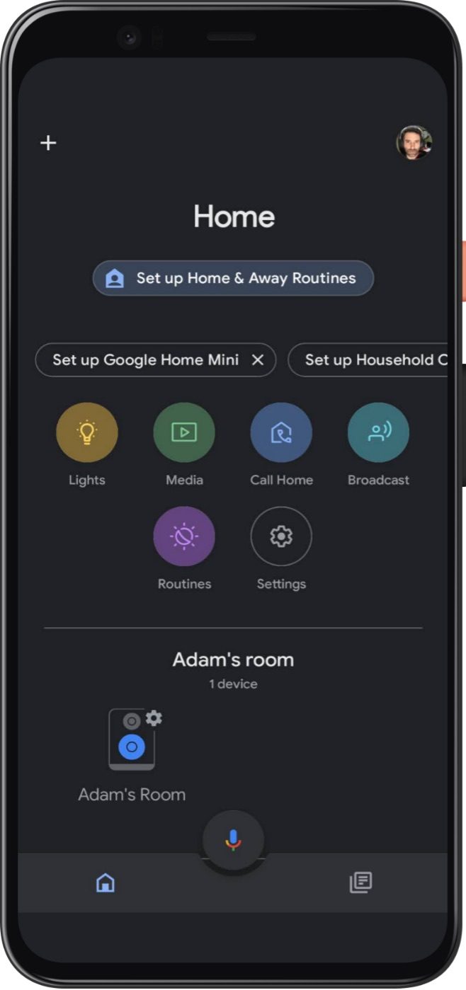 Screen mirroring from an Android phone.