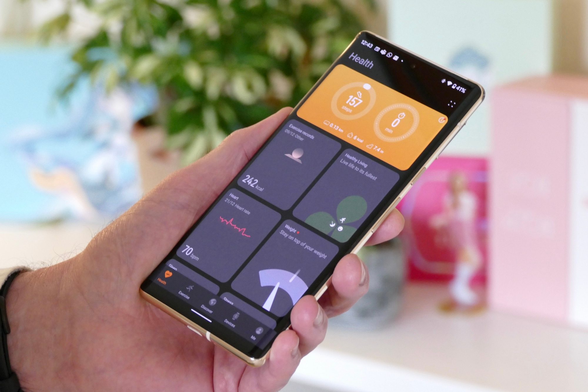 Huawei Watch GT 3 app menu.