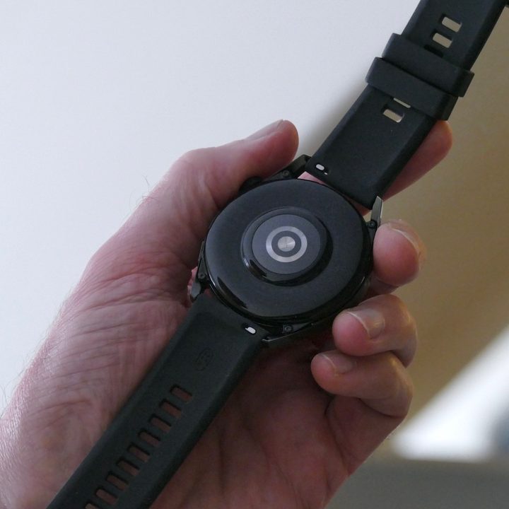 Huawei Watch GT 3 case back.