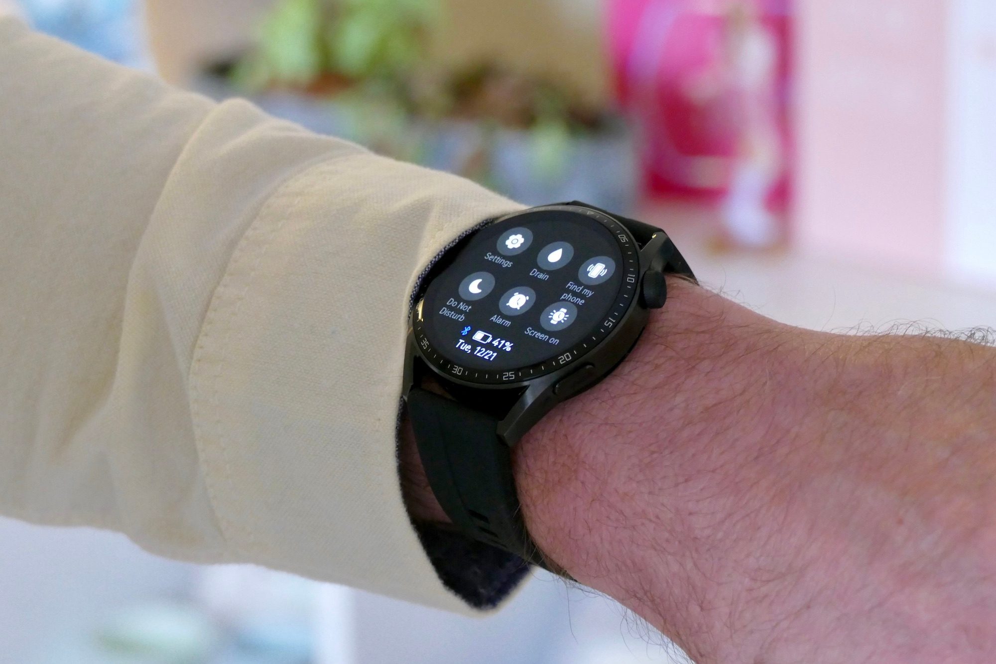 Huawei Watch GT 3 settings menu.