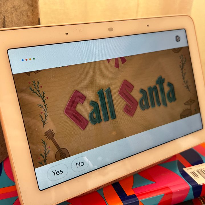 Hey Google, Call Santa