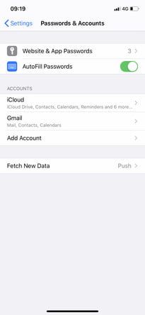 how to save passwords on iphone accounts 205x444