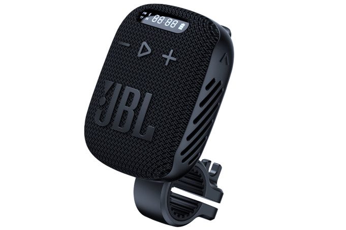 JBL Wind 3 Bluetooth speaker.