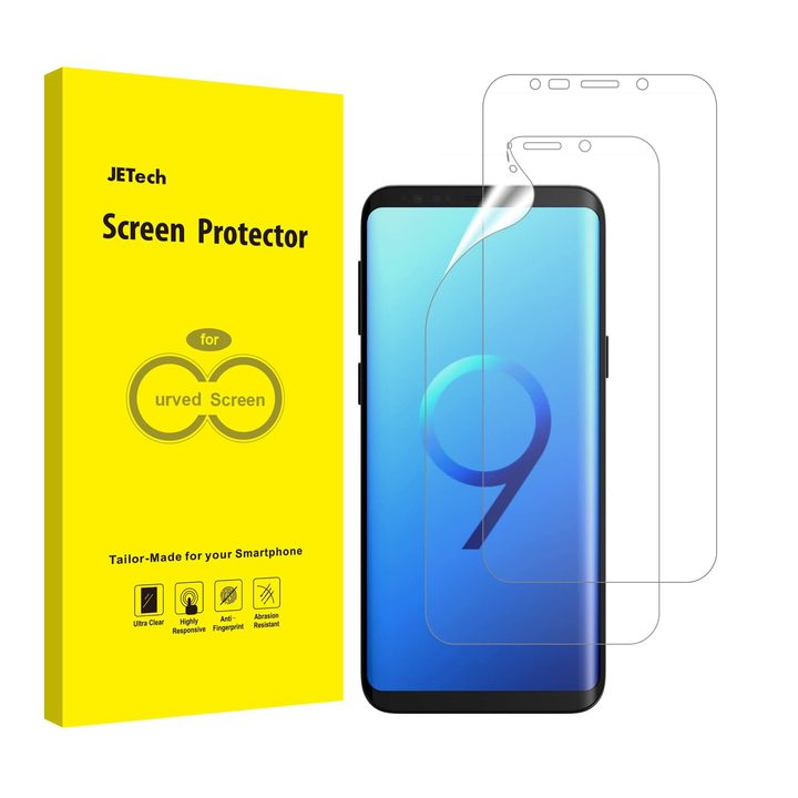 JETech TPU Ultra HD Film Screen Protector for Samsung Galaxy S9.