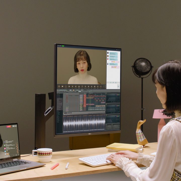 LG's fresh take on the monitor space is a square-shaped DualUp display.