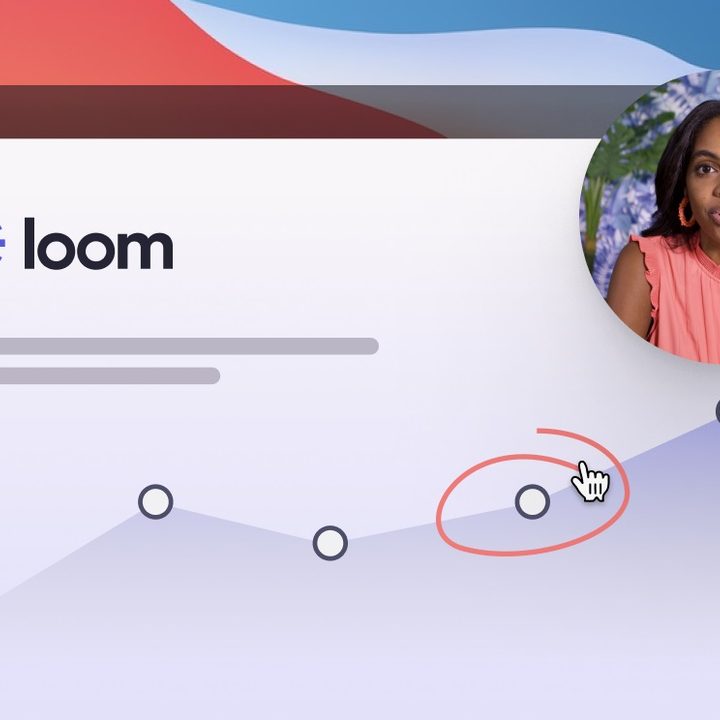 Loom featured image with video recording on screen.