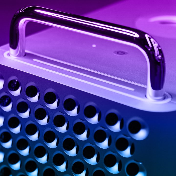 The Mac Pro cheese grater design.