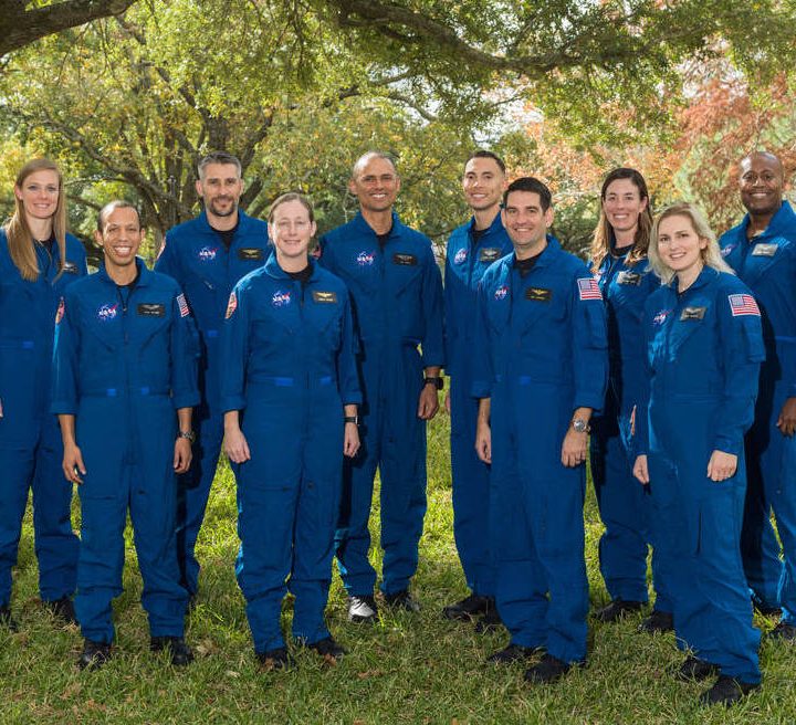 NASA's new class of astronaut candidates announced in December 2021.