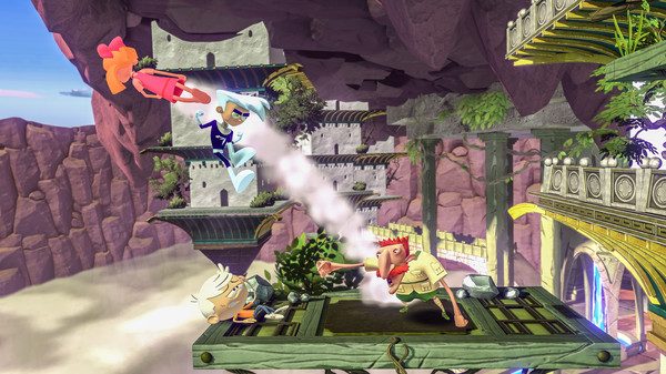 Nick All Star Brawl Launching character.
