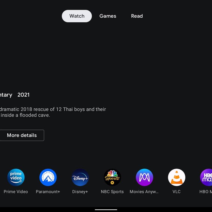 The Google TV interface is one of the best things about the software.