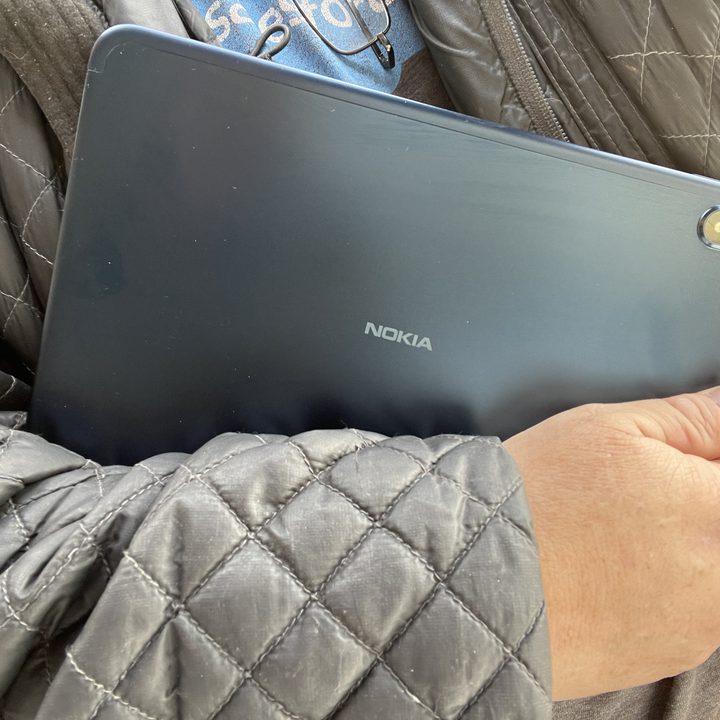 The Nokia t20 is easy to hold and carry.