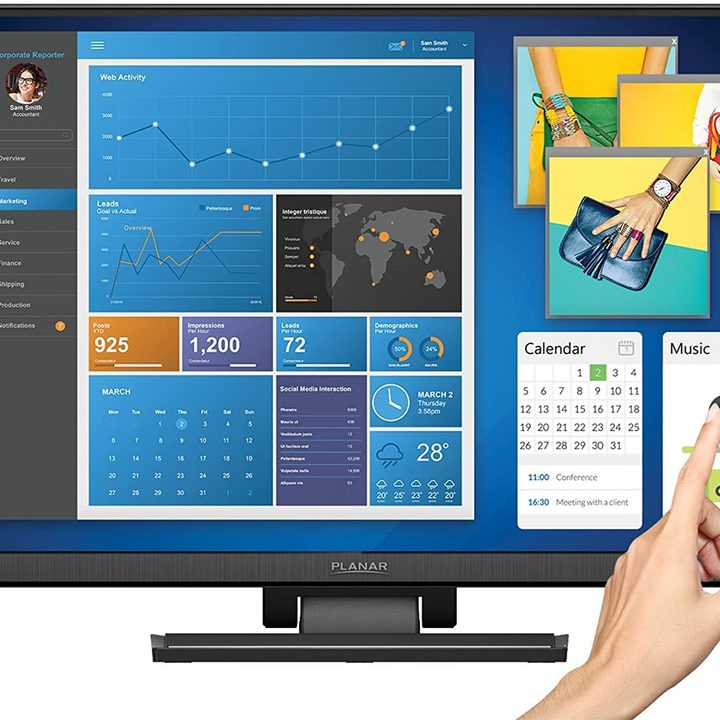 Planar Helium PCT2435 monitor.