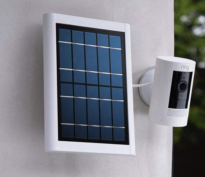 Ring Stick Up Cam installed on side of home.