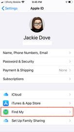 how to use the find my app on iphone setup2 3 153x272