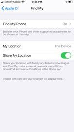 how to use the find my app on iphone setup3 3 153x272