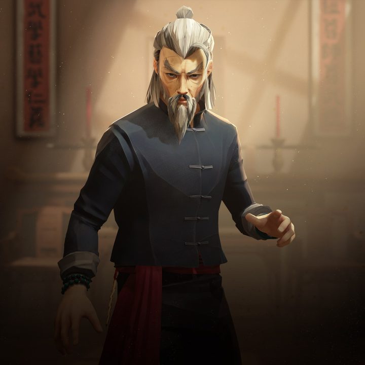 Sifu's main character at age 70 in Sifu.
