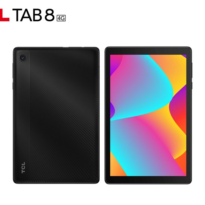 Image of Tab 8 4G front and back.