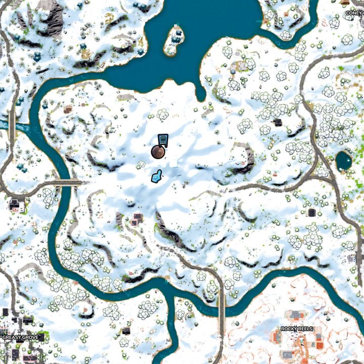 Thrashball locations in Fortnite.