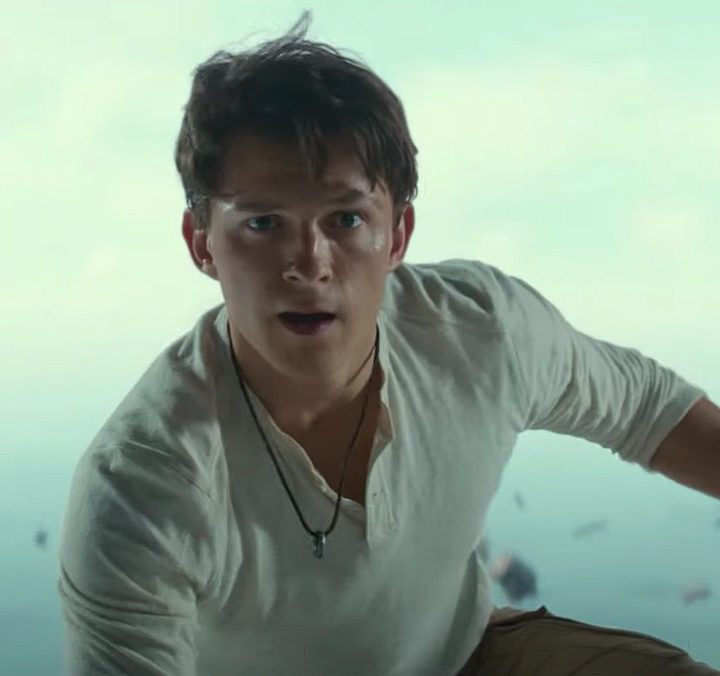 Tom Holland in Uncharted.