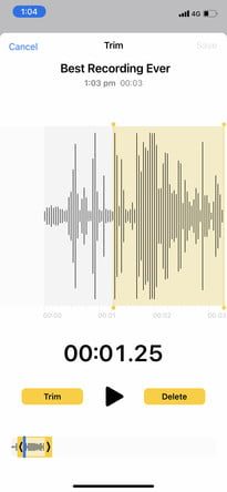 how to use voice memos record audio iphone voicememo2