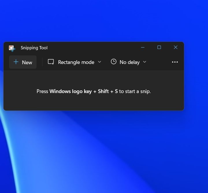 Windows 11's Snipping Tool.