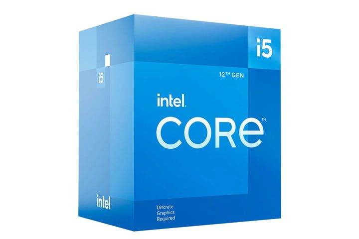 Intel Core i5-1200F CPU box.