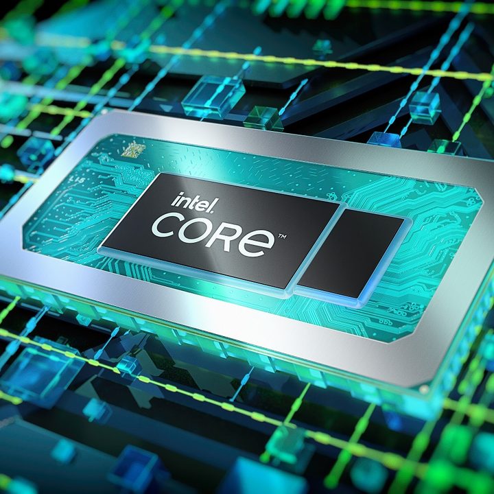 A render of Intel's 12th-gen mobile processor.