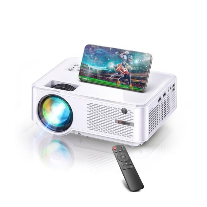 Bomaker Wifi Projector on White Background