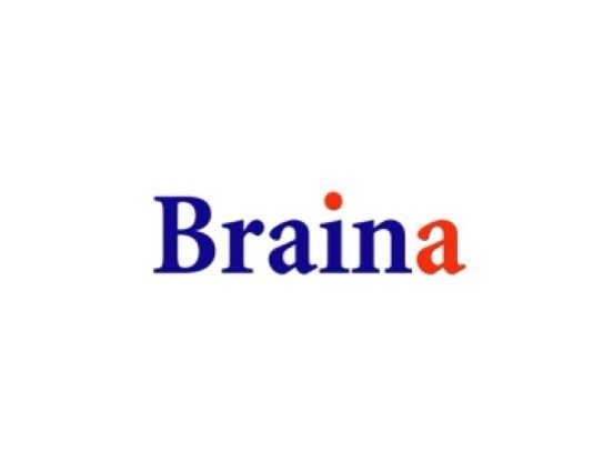 Braina Pro speech to text tool logo.
