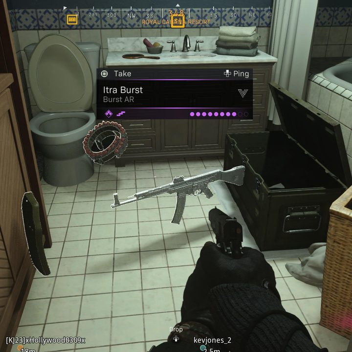 Itra Burst weapon in Warzone.