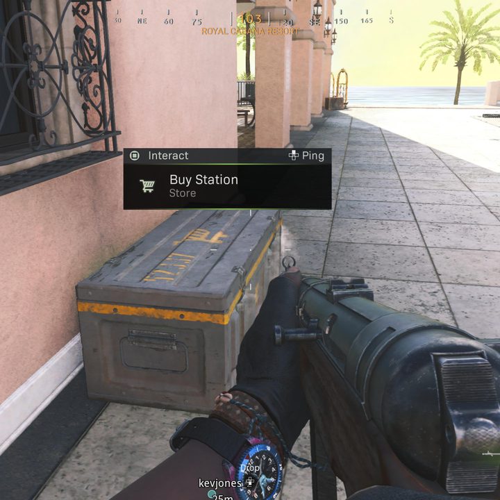 Buy Station in Warzone.