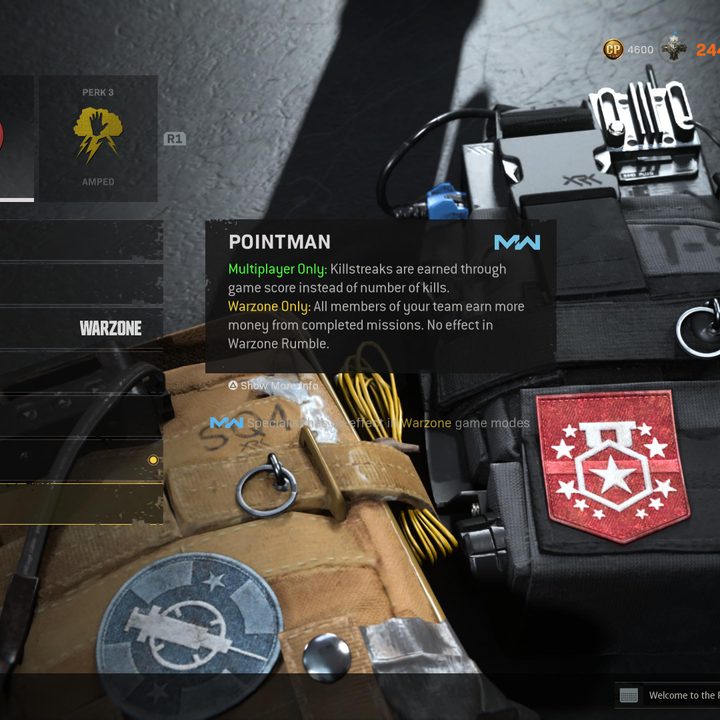 Pointman perk in Call of Duty: Warzone.