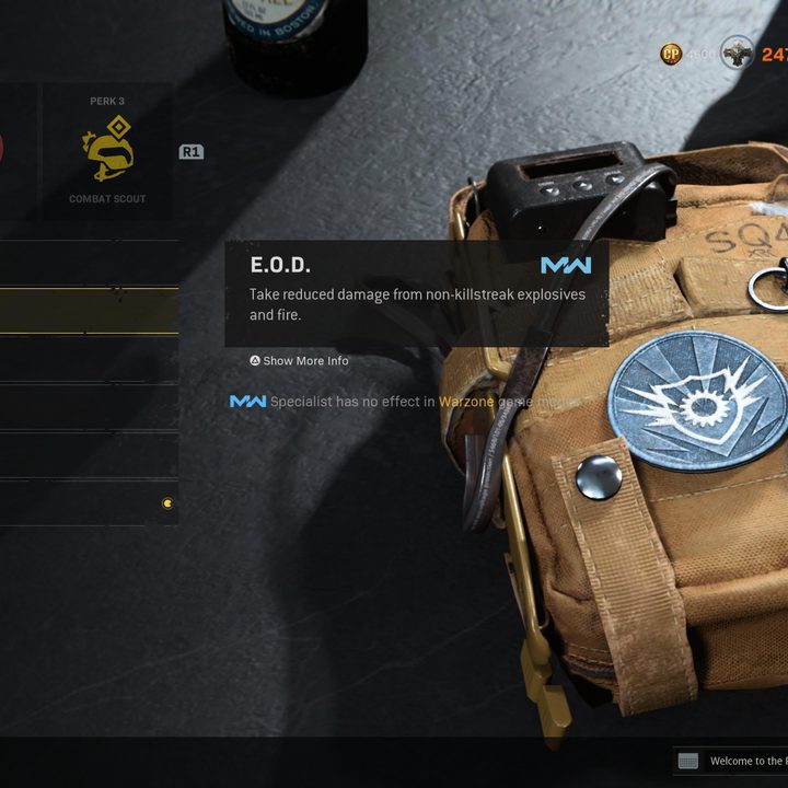 E.O.D. perk in Call of Duty: Warzone.