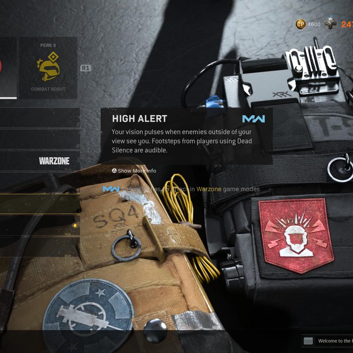 High Alert perk in Call of Duty: Warzone.