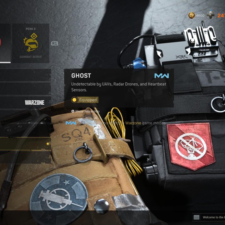 Ghost perk in Call of Duty: Warzone.