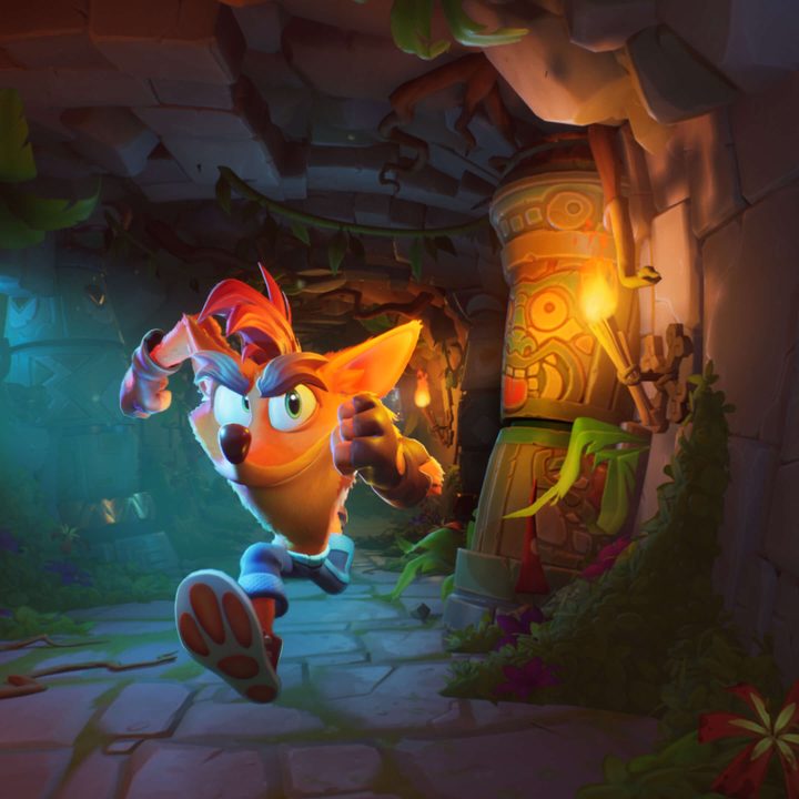 A scene from Crash Bandicoot 4.