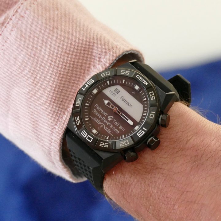 Citizen CZ Smart Hybrid notifications.