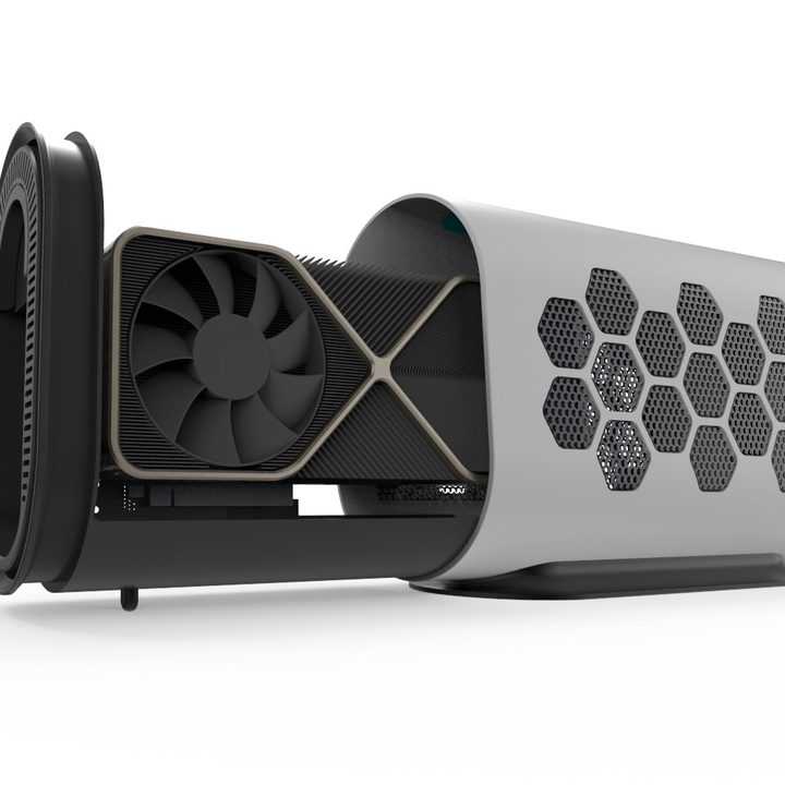A render of the Concept Polaris, with its GPU pulled out.
