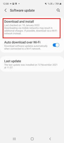 common samsung galaxy z flip 3 problems how to solve download and install software update