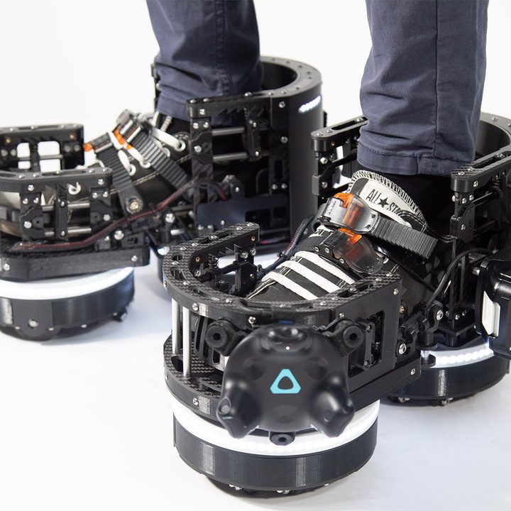 Ekto's motorized VR boots.