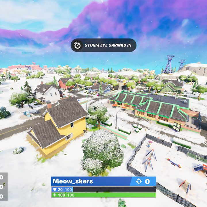 Greasy Grove in Fortnite.