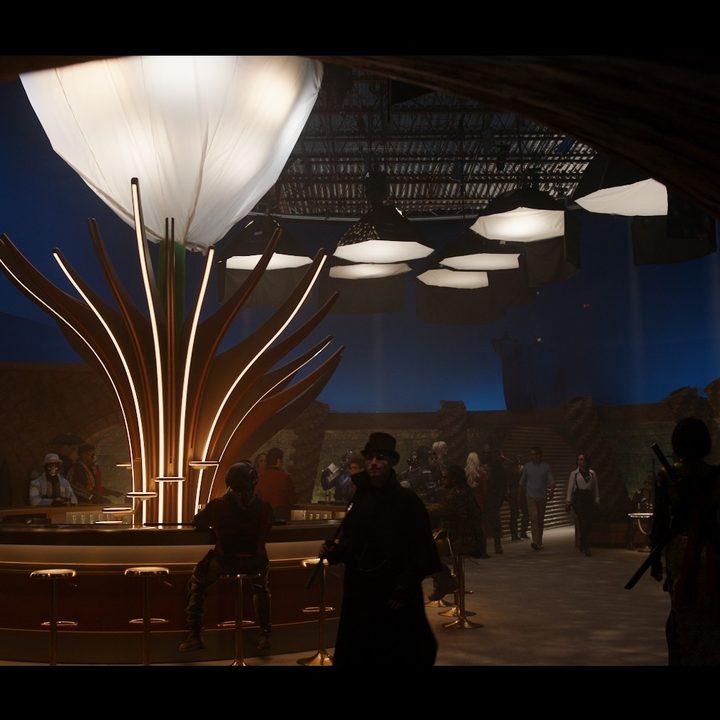 An early visual effects scene from Free Guy.