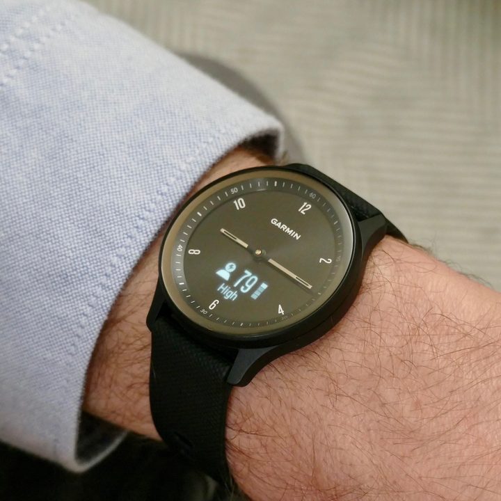 Garmin Vivomove Sport Body Battery data.