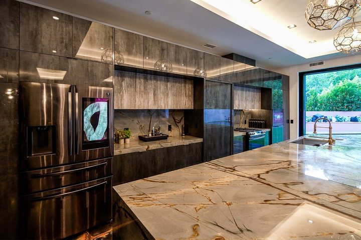 A smart kitchen.