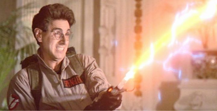 Harold Ramis as Egon Spengler in a scene from Ghostbusters.