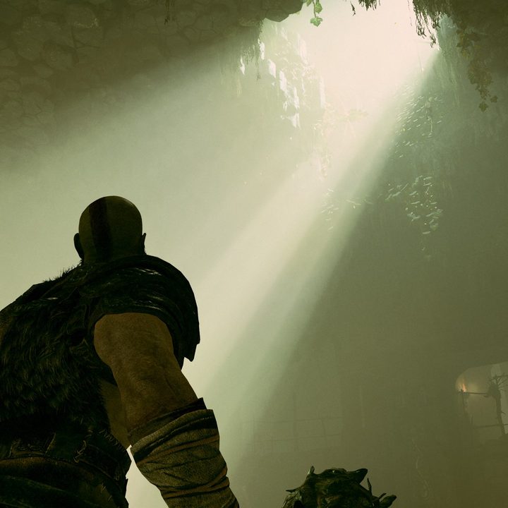 Kratos in God of War on PC.
