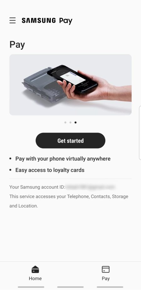 Select Get Started.